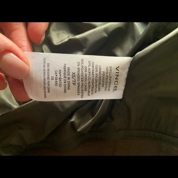 Vince ruched shell hooded bomber jacket - Picture 7 of 13